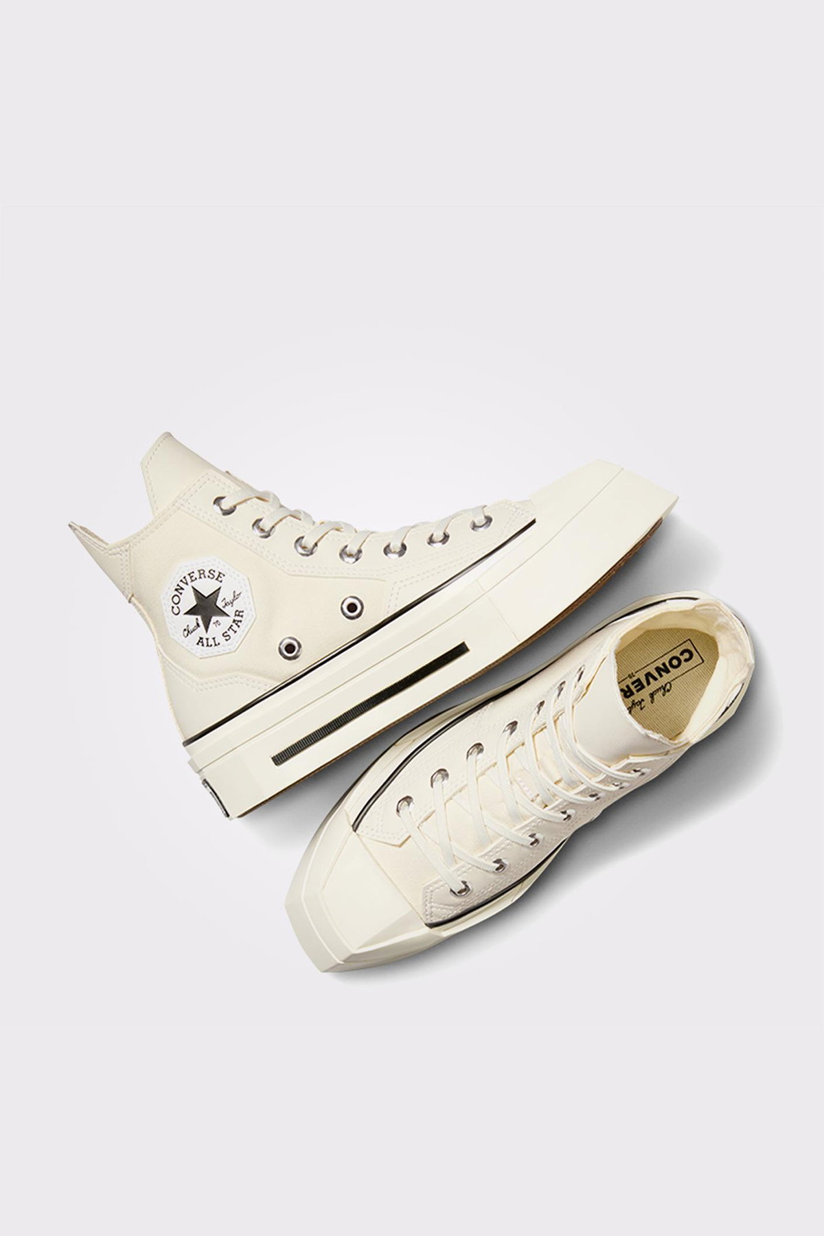 Converse Chuck 70 De Luxe Squared Unisex Platform Sneaker KREM