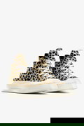 Converse Chuck 70 Leopard Print De Luxe Squared Kadın Platform Sneaker SIYAH