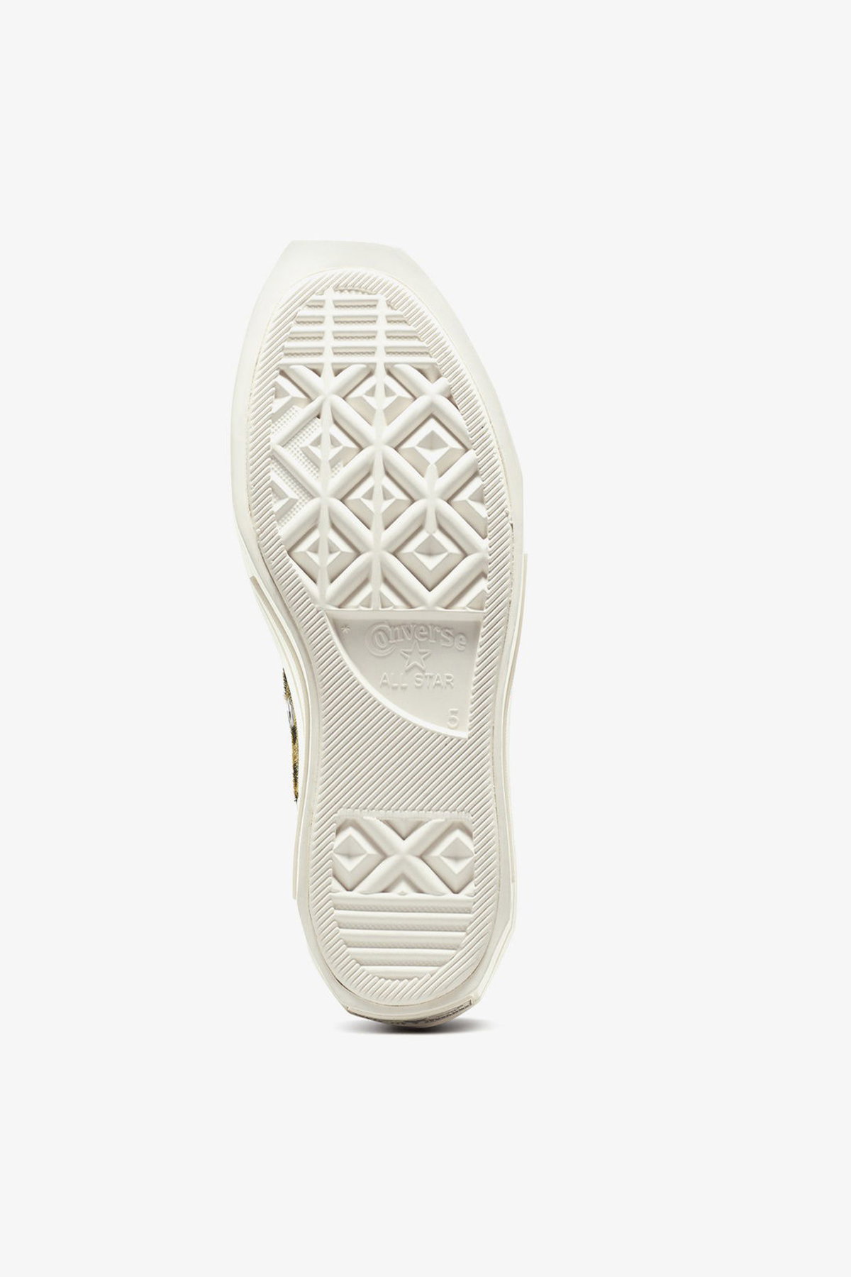 Converse Chuck 70 Leopard Print De Luxe Squared Kadın Platform Sneaker SIYAH