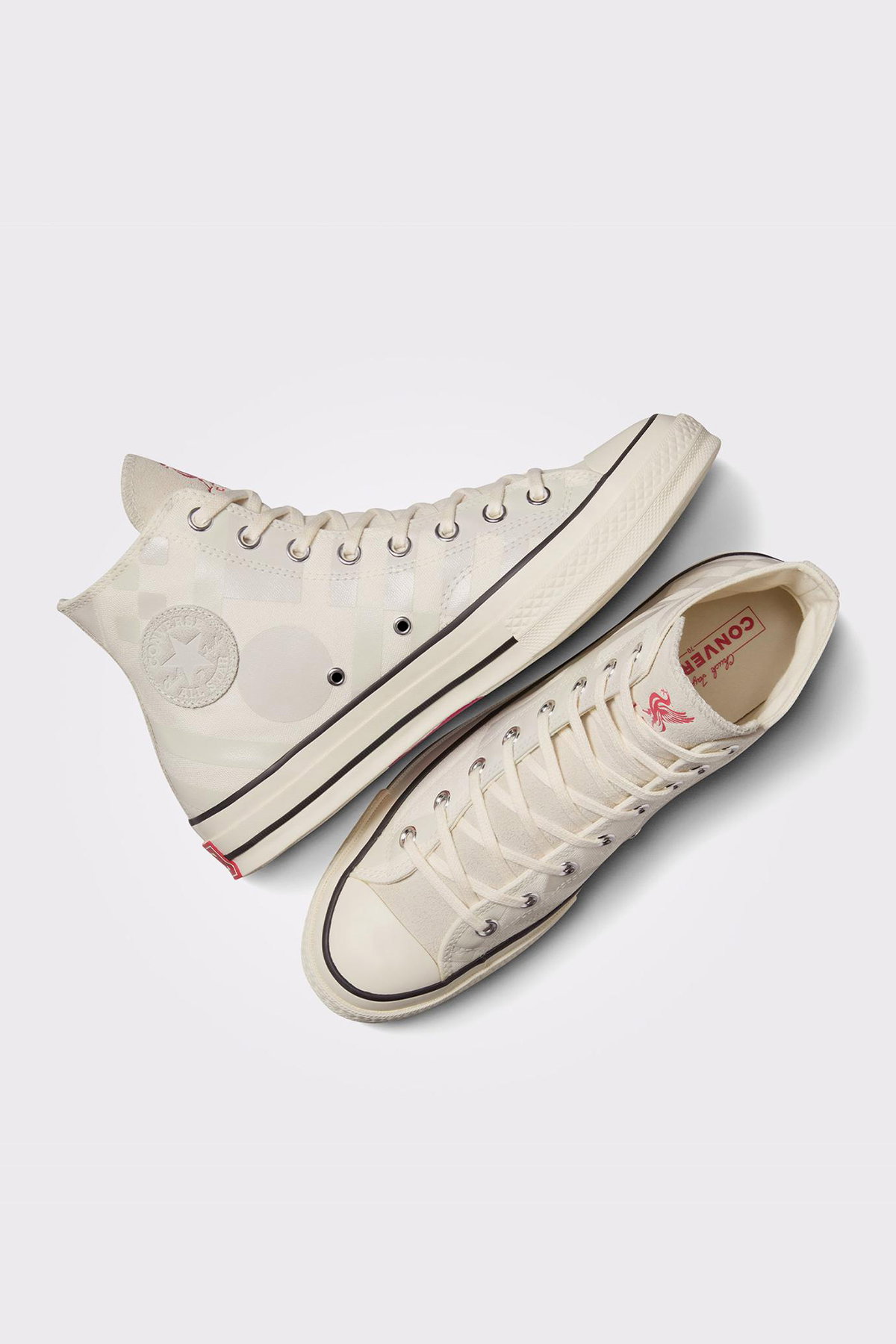 Converse x LFC Chuck 70 Kadın Sneaker GRIBEYAZ