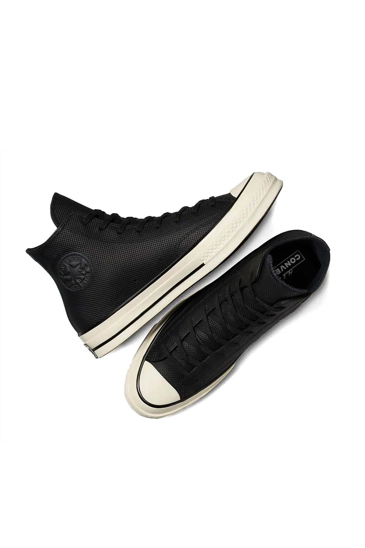 Converse Chuck 70 Hi Kadın Deri Sneaker SIYAH