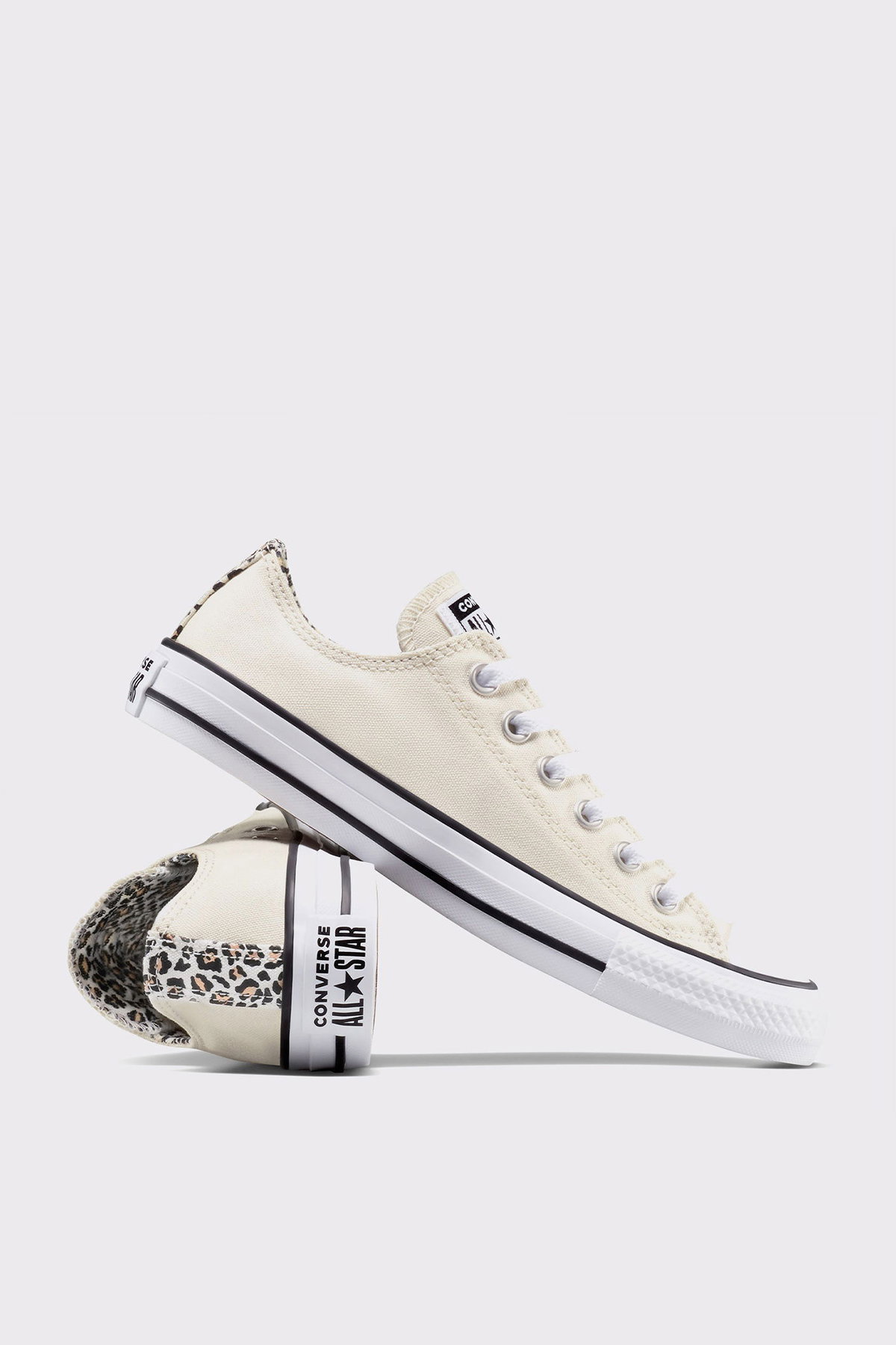 Converse Chuck Taylor All Star Leopard Erkek Sneaker KREM