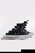 Converse Chuck Taylor All Star Lift Chrome Kadın Platform Sneaker SIYAH