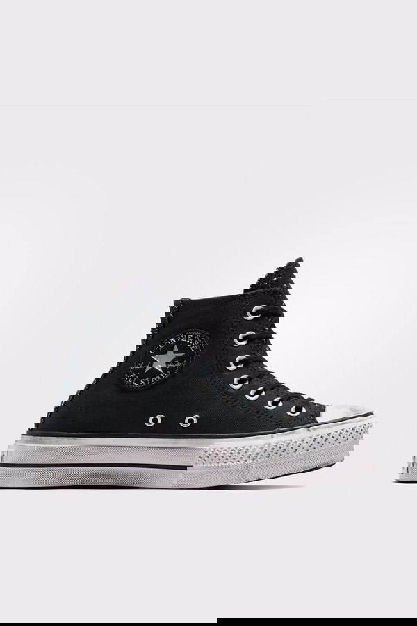Converse Chuck Taylor All Star Lift Chrome Kadın Platform Sneaker SIYAH