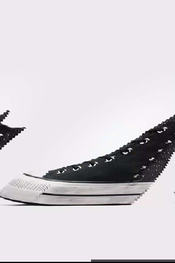 Converse Chuck Taylor All Star Lift Chrome Kadın Platform Sneaker SIYAH