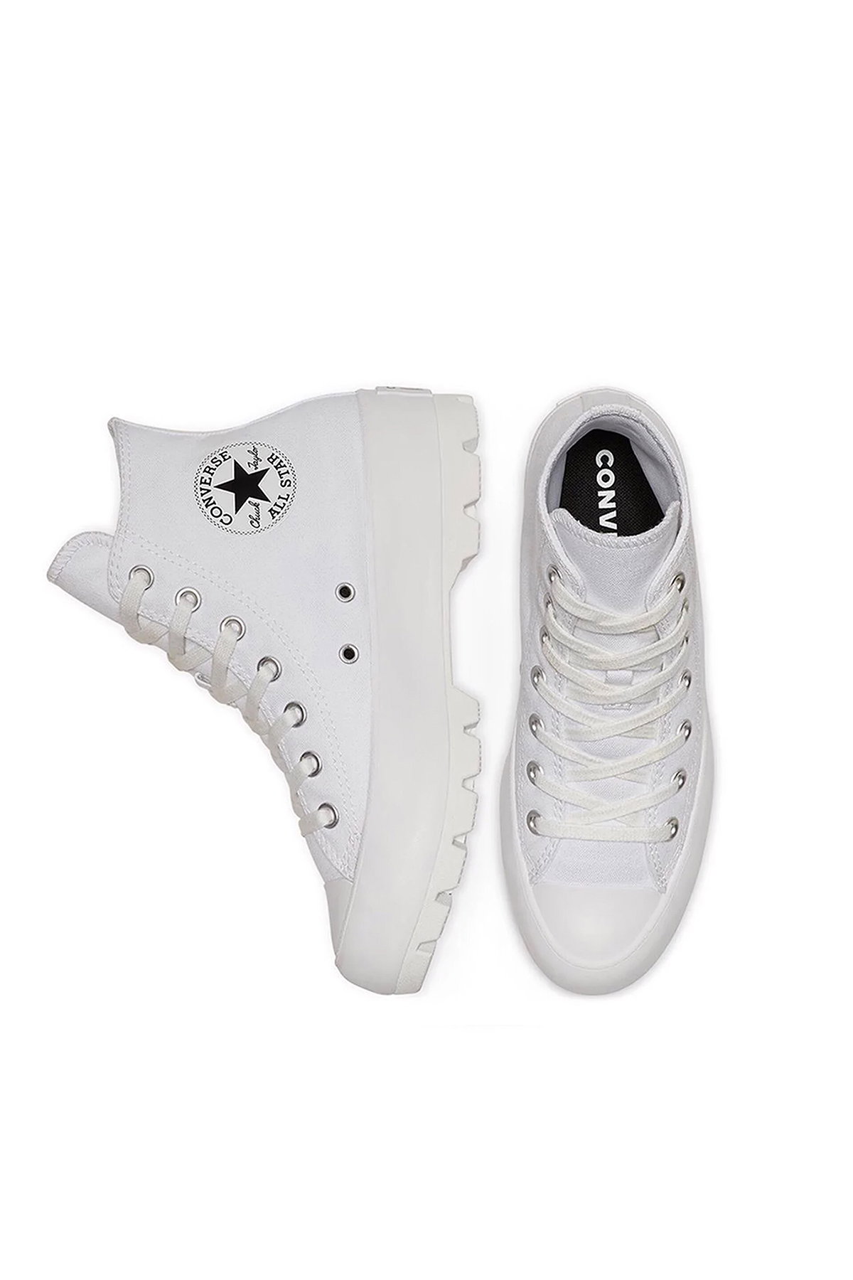 Converse Chuck Taylor All Star Lugged Kadın Sneaker BEYAZSİYAH