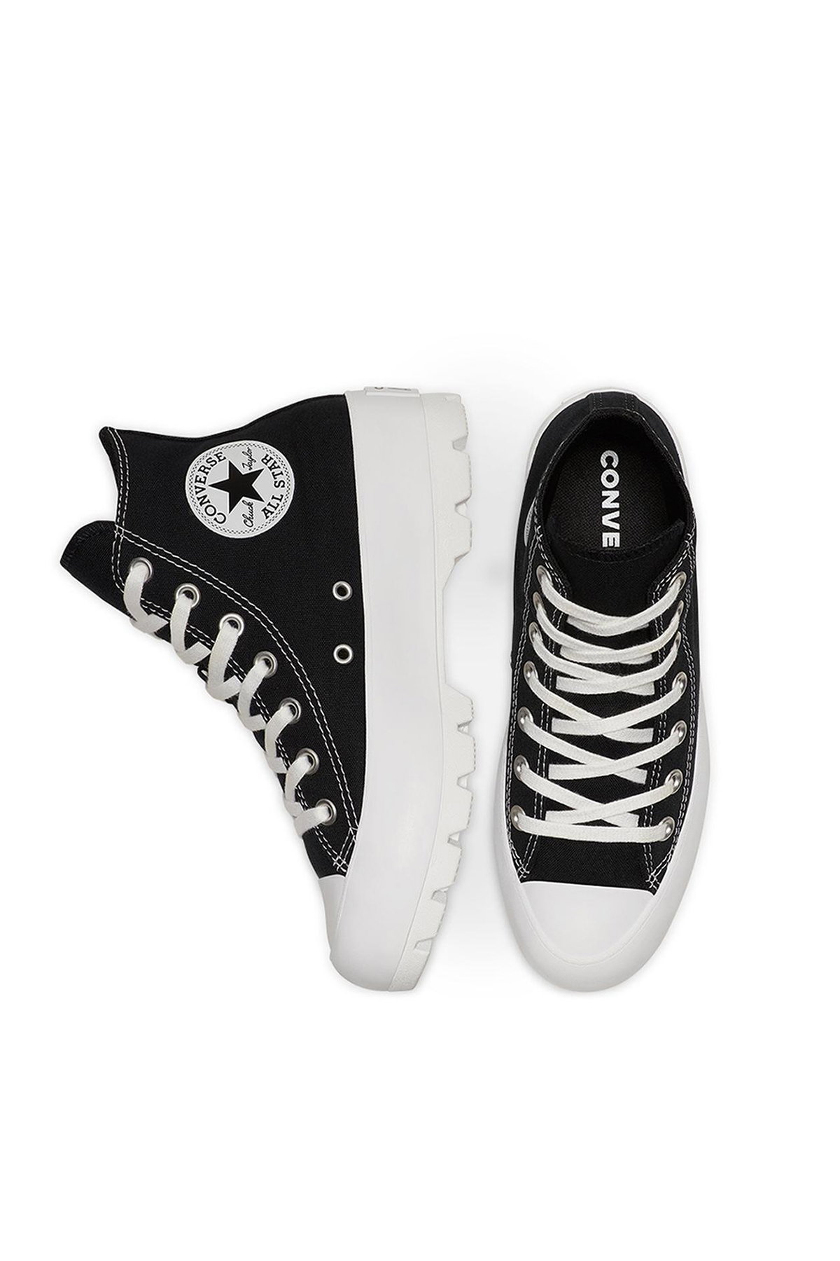 Converse Chuck Taylor All Star Lugged Kadın Sneaker SİYAHBEYAZ