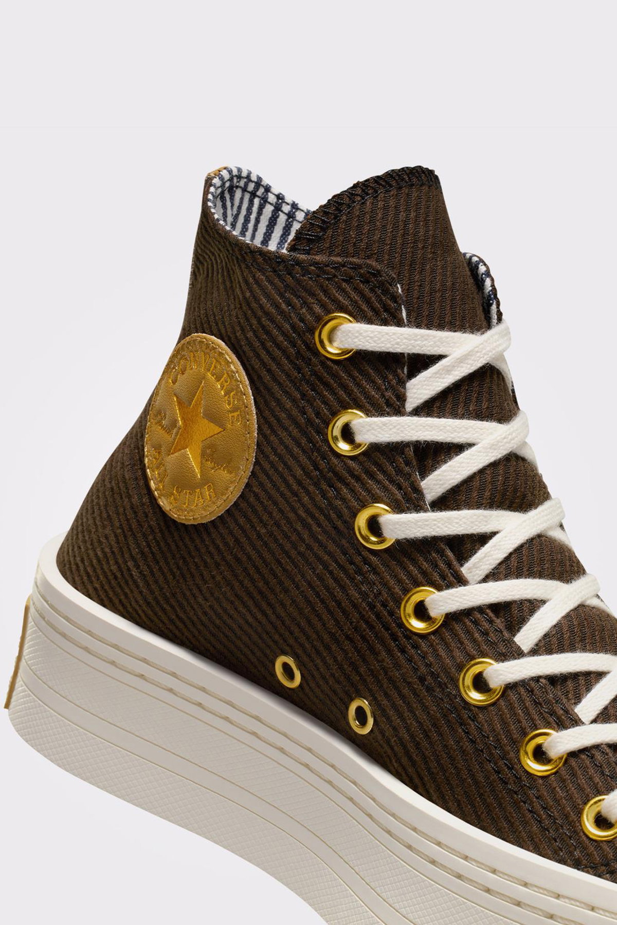 Converse Chuck Taylor All Star Modern Lift Corduroy KadınPlatform Sneaker KAHVERENGI