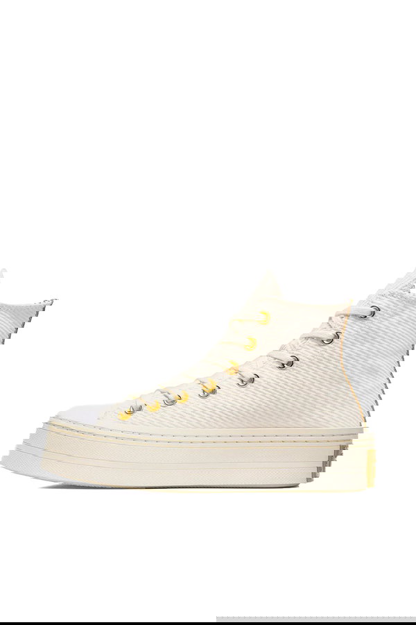 Converse Chuck Taylor All Star Modern Lift Corduroy Kadın Platform Sneaker KREM