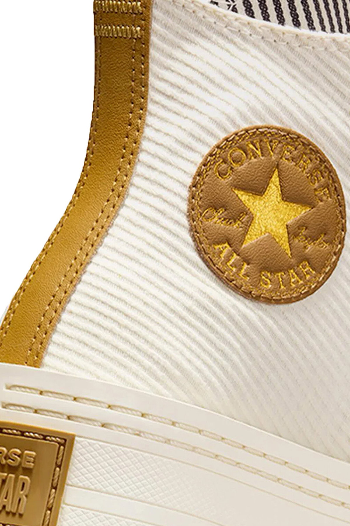 Converse Chuck Taylor All Star Modern Lift Corduroy Kadın Platform Sneaker KREM