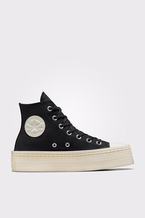 Converse Chuck Taylor All Star Modern Lift Kadın Platform Sneaker SIYAH