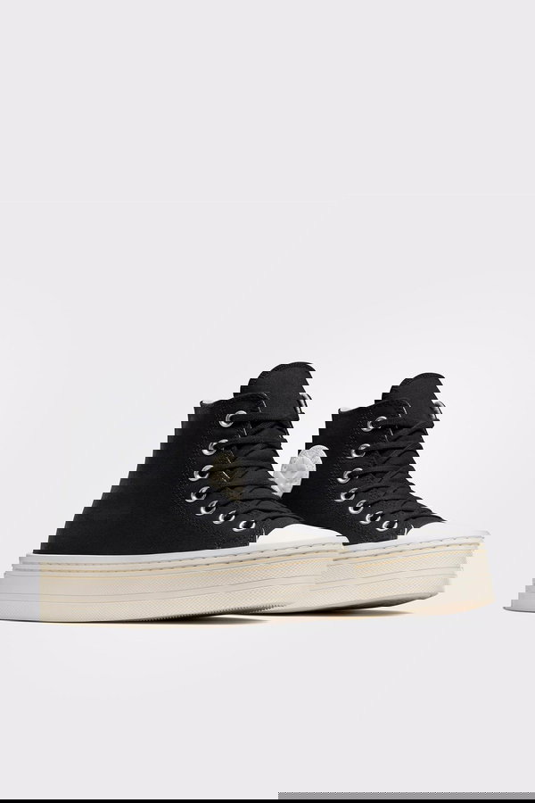 Converse Chuck Taylor All Star Modern Lift Kadın Platform Sneaker SIYAH