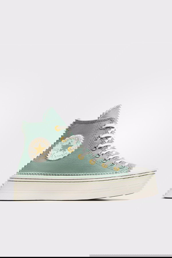 Converse Chuck Taylor All Star Lift Kadın Platform Sneaker YESIL