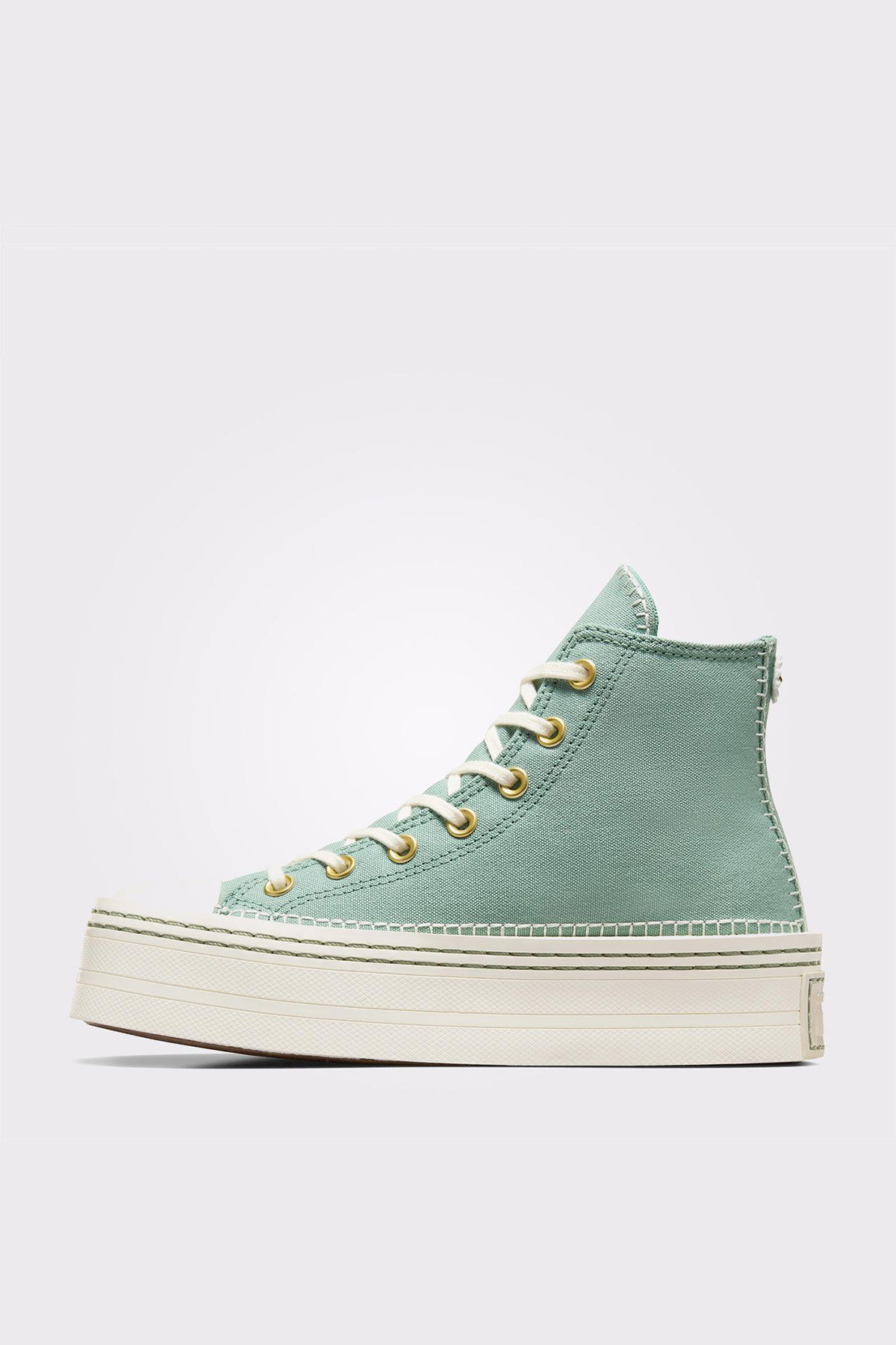 Converse Chuck Taylor All Star Lift Kadın Platform Sneaker YESIL