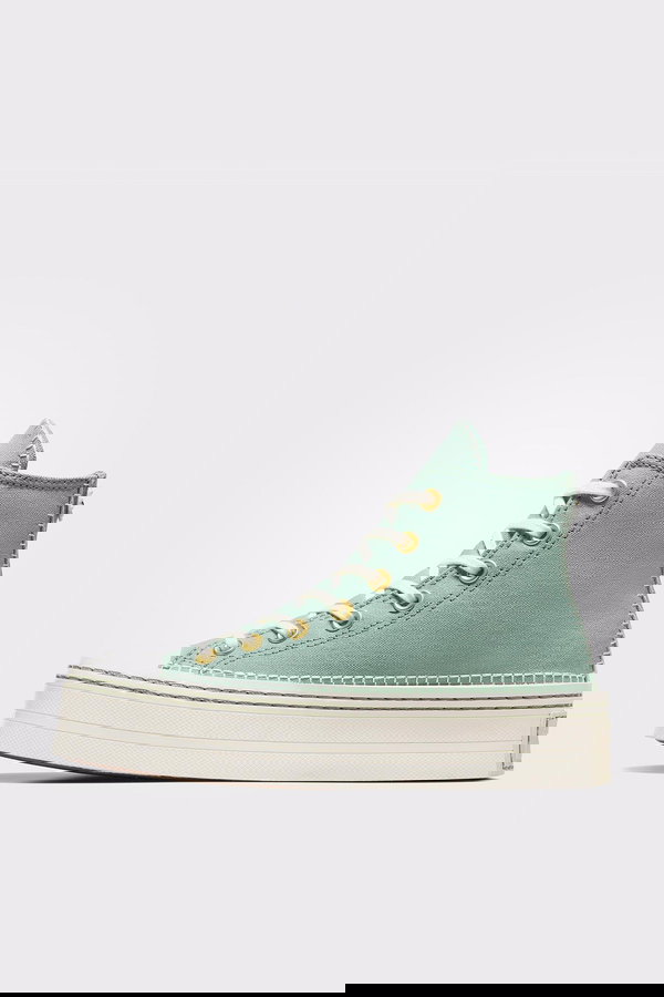 Converse Chuck Taylor All Star Lift Kadın Platform Sneaker YESIL