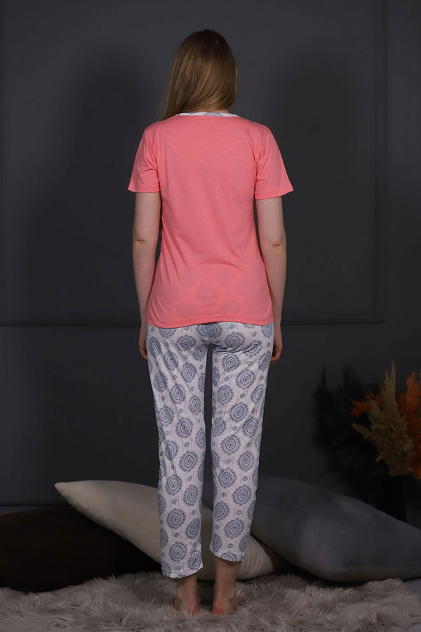 Çiçek Baskılı Pijama Takımı NAR CICEGI Çiçek Baskılı Pijama Takımı NAR CICEGI