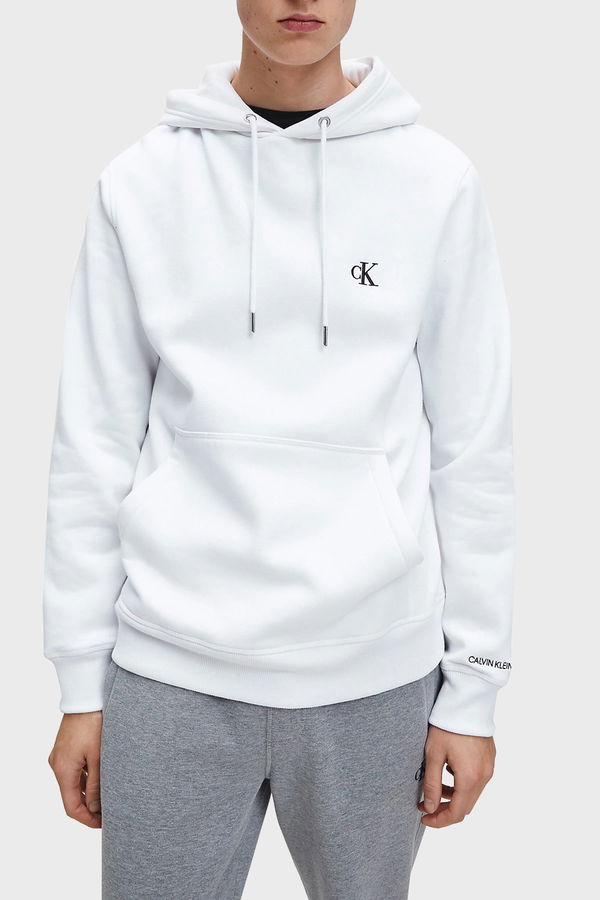 Calvin Klein Kapüşonlu Erkek Sweat BEYAZ