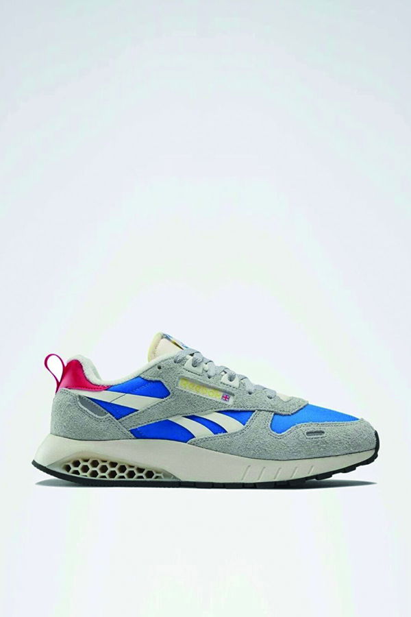 Reebok Classic Leather Hexalite Erkek Spor Ayakkabı GRİ MAVİ