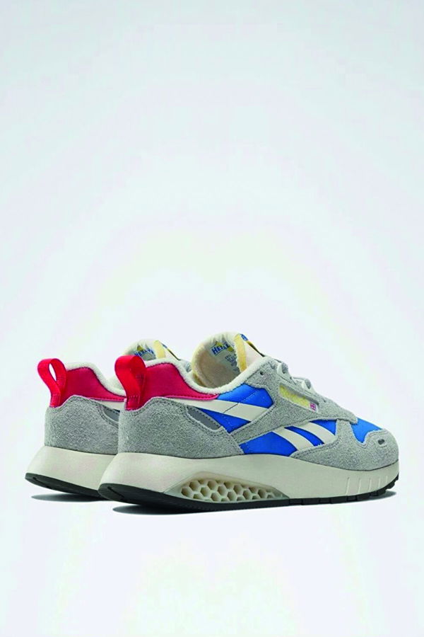 Reebok Classic Leather Hexalite Erkek Spor Ayakkabı GRİ MAVİ