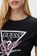 Guess Kadın T-shirt Siyah