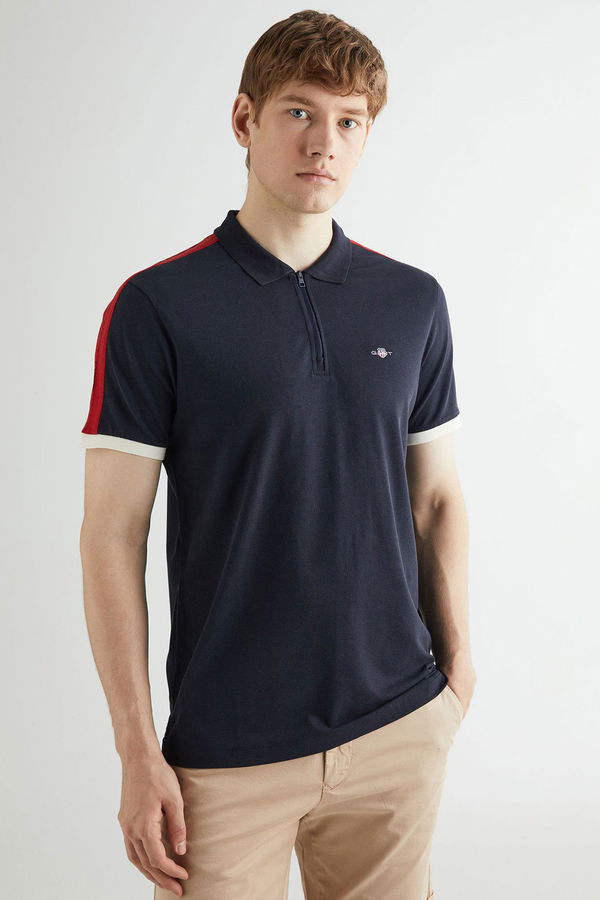 Gant Polo Yaka Erkek T-shirt LACİVERT