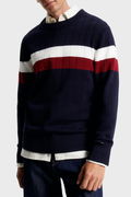 Tommy Hilfiger Erkek Triko Kazak BEYAZ