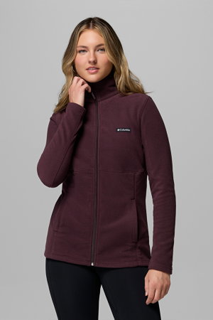Columbia Basin Trail Iii Kadın Fermuarlı Polar BORDO