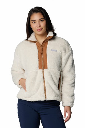 Columbia Boundless Discovery Sherpa Kadın Fermuarlı Polar EKRU