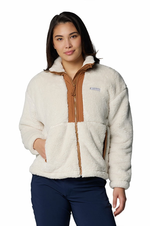 Columbia Boundless Discovery Sherpa Kadın Fermuarlı Polar EKRU