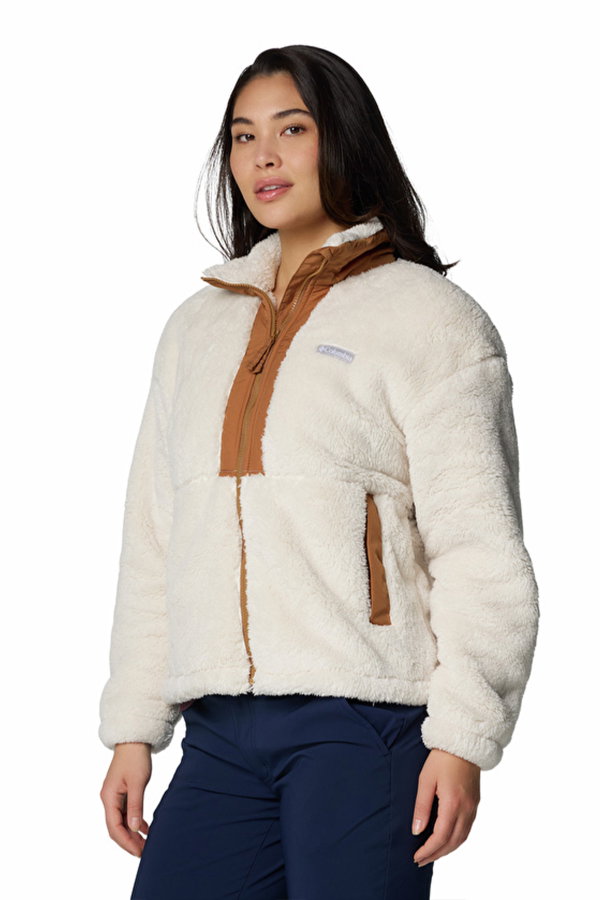 Columbia Boundless Discovery Sherpa Kadın Fermuarlı Polar EKRU