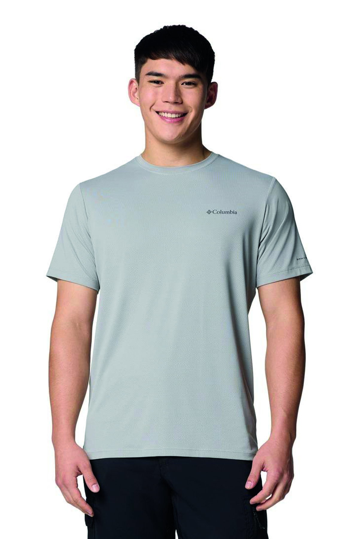 Columbia Erkek Bisiklet Yaka T-shirt GRI