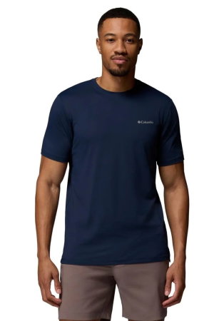 Columbia Erkek Bisiklet Yaka T-shirt LACIVERT