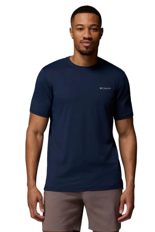 Columbia Erkek Bisiklet Yaka T-shirt LACIVERT