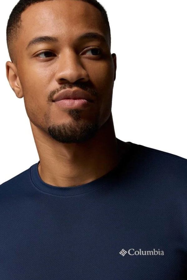 Columbia Erkek Bisiklet Yaka T-shirt LACIVERT