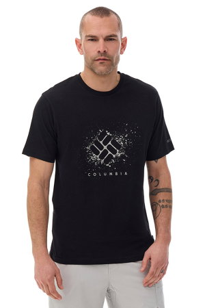 Columbia Erkek Bisiklet Yaka T-shirt SIYAH