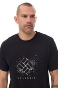 Columbia Erkek Bisiklet Yaka T-shirt SIYAH