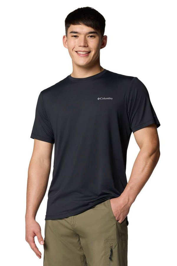 Columbia Erkek Bisiklet Yaka T-shirt SIYAH