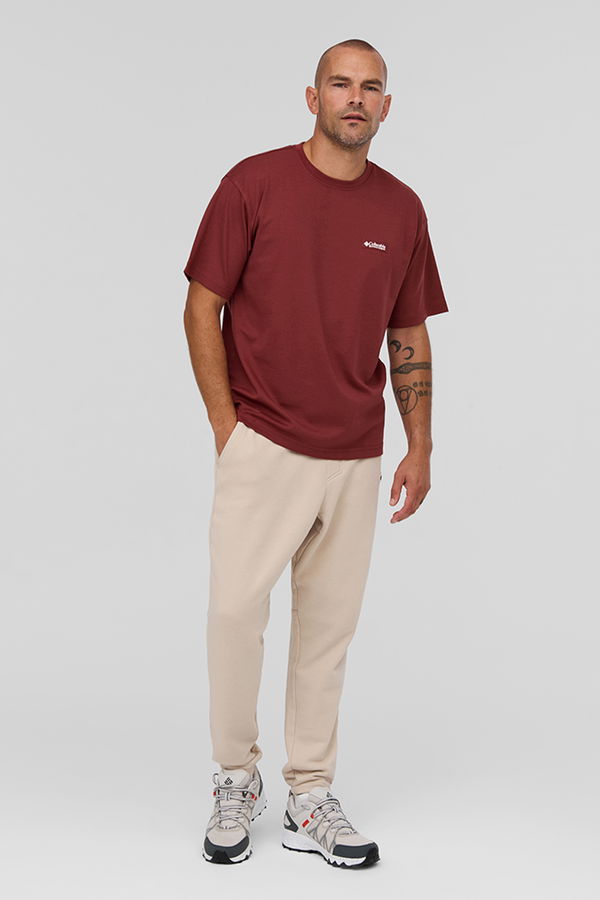Columbia Erkek T-Shirt BORDO Columbia Erkek T-Shirt BORDO