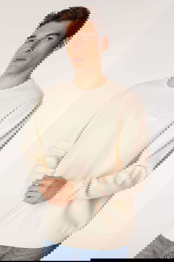 Columbia Erkek Sweat KREM