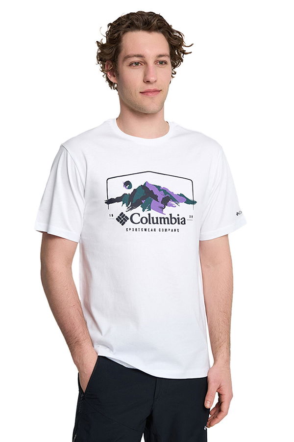 Columbia Erkek T-shirt Beyaz