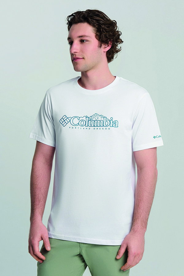 Columbia Erkek T-shirt Beyaz