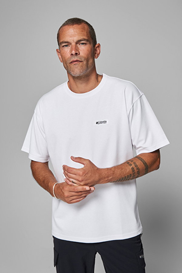 Columbia Erkek T-Shirt Beyaz