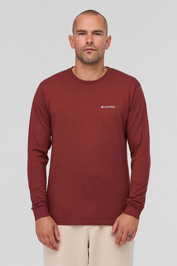 Columbia Erkek Uzun Kollu T-shirt BORDO