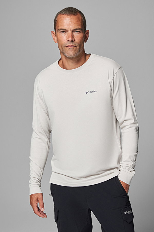 Columbia Erkek Uzun Kollu T-shirt GRI