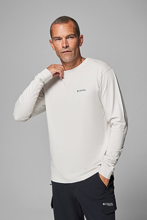 Columbia Erkek Uzun Kollu T-shirt GRI