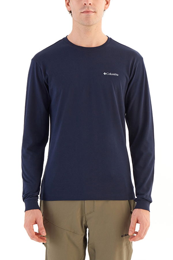 Columbia Erkek Uzun Kollu T-shirt LACIVERT