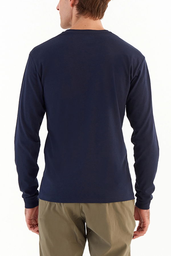 Columbia Erkek Uzun Kollu T-shirt LACIVERT