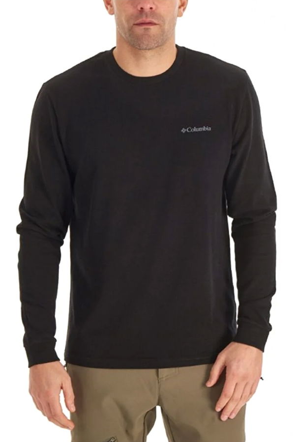 Columbia Erkek Uzun Kollu T-shirt SIYAH