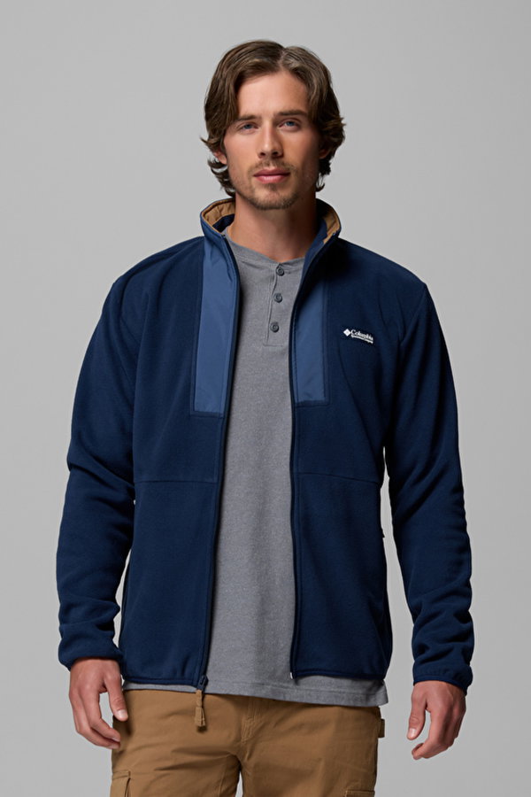 Columbia Sequoia Grove II FZ Fleece Erkek Fermuarlı Polar LACIVERT