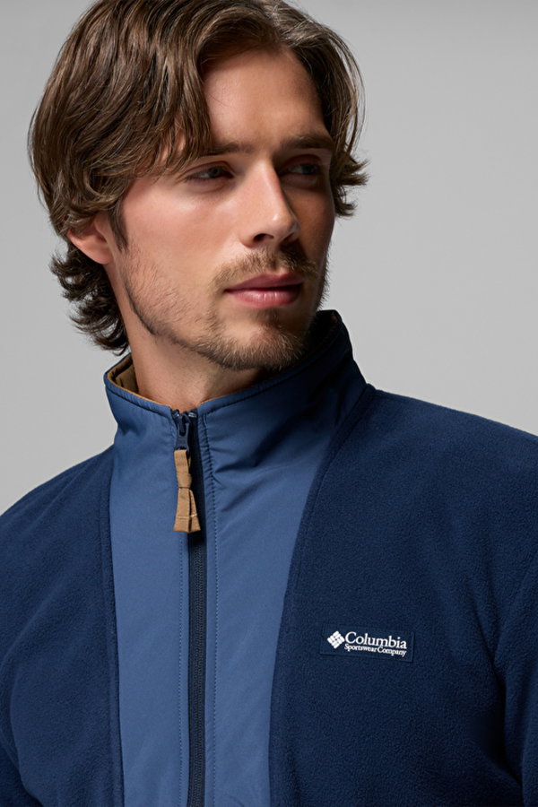 Columbia Sequoia Grove II FZ Fleece Erkek Fermuarlı Polar LACIVERT